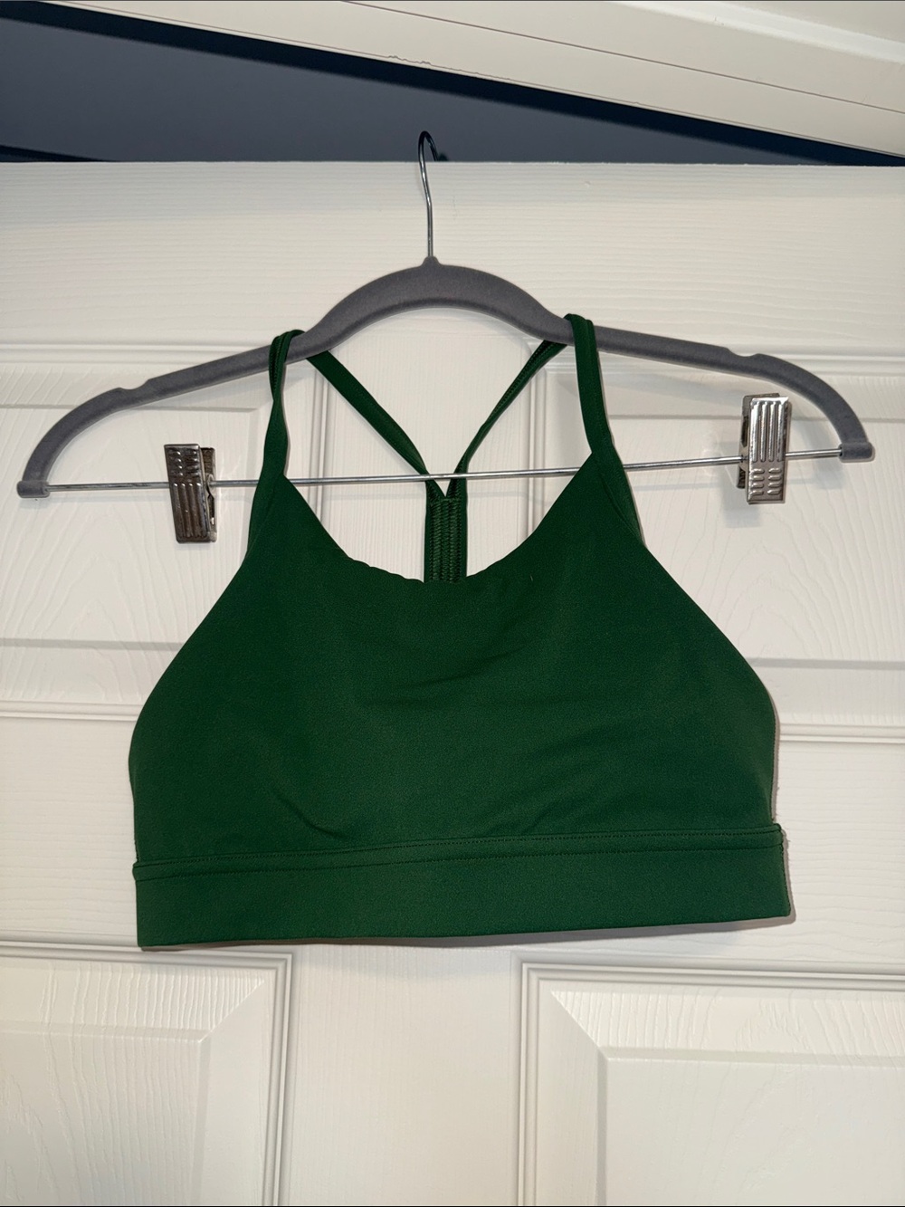 lululemon athletica Forest Green Strappy Light-Support Sports Bra